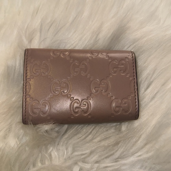 Gucci leather embossed Guccissima GG key case EUC - Picture 6 of 10